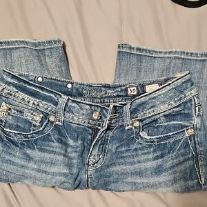 Miss Me Women's Boot Cut Jeans in Light Blue